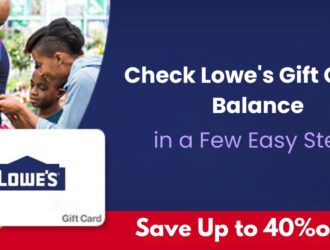 Lowes gift card balance