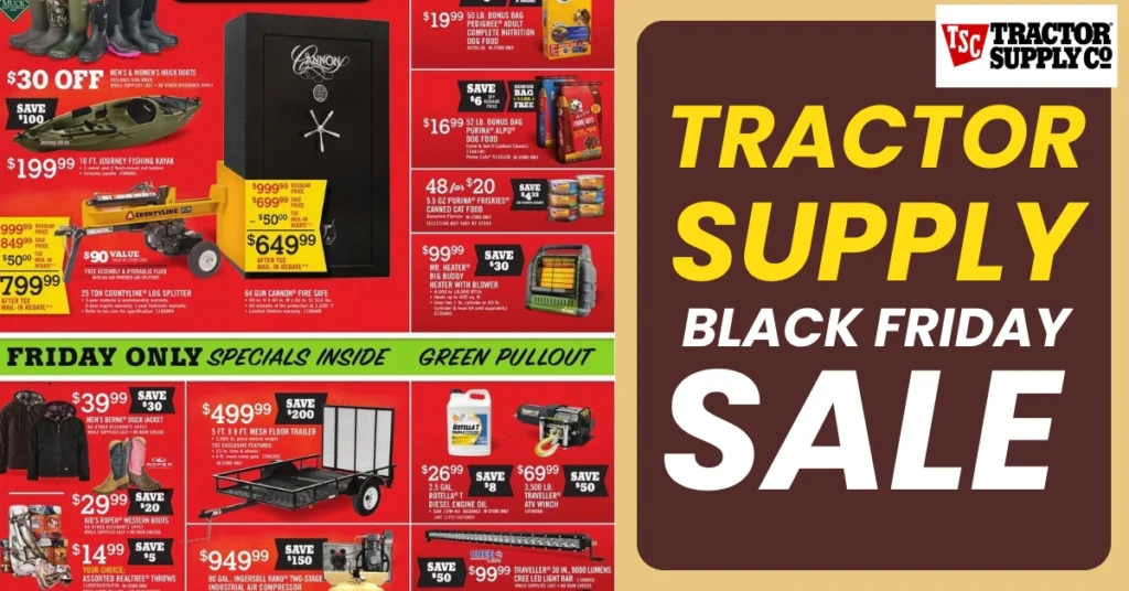 A to Z About Tractor Supply Black Friday Sale