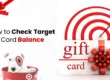 Target gift card balance